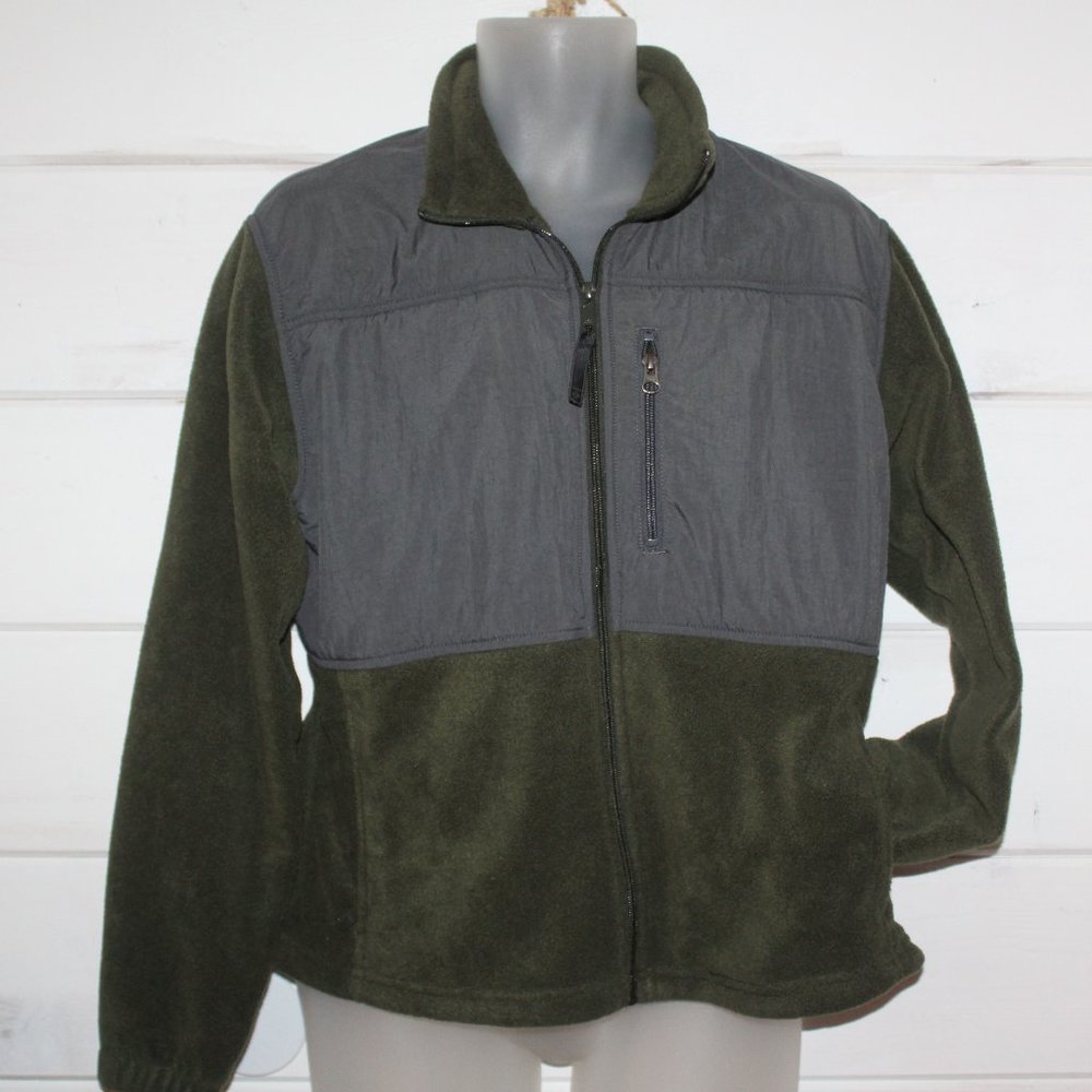 COLUMBIA Light Weight Jacket Fleece Mens xl